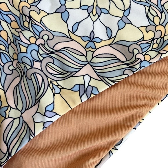 NWT J. Crew Active Curved Waist Cheeky Bikini Bottom Kaleidoscope Print Sz 2X - Picture 6 of 15